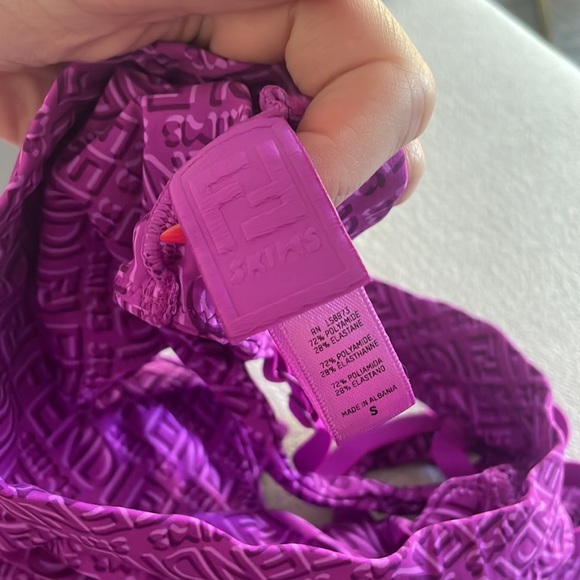 Fendi x Skims bralette/boy short set size small - Picture 3 of 5